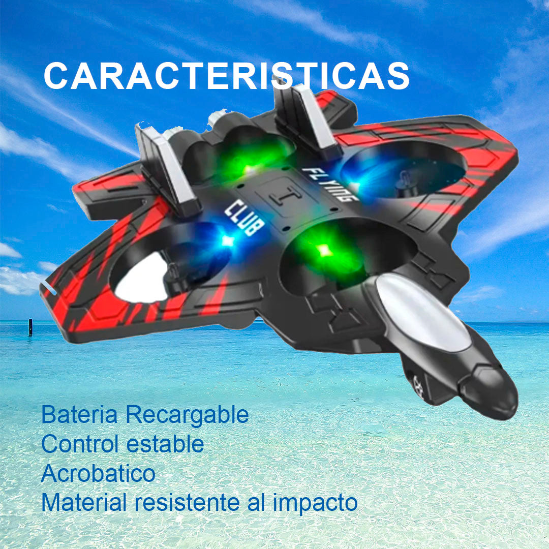 Avión Dron Con Control Remoto Liviano